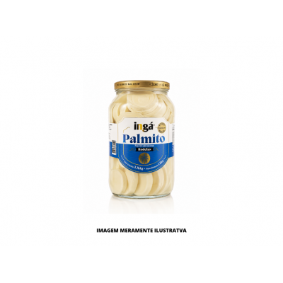 PALMITO - INGÁ - 1,8KG PUPUNHA RODELAS
